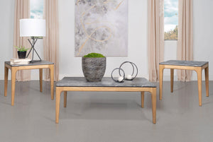 Polaris SmartTop Coffee and End Table Set Grey