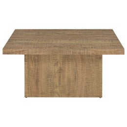 Devar Square Engineered Wood Coffee Table Mango Brown