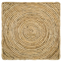 Artina Woven Rattan Round Coffee Table Natural Brown