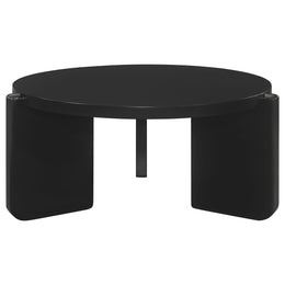Cordova Solid Wood Coffee and End Table Set Black