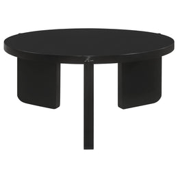 Cordova Solid Wood Coffee and End Table Set Black