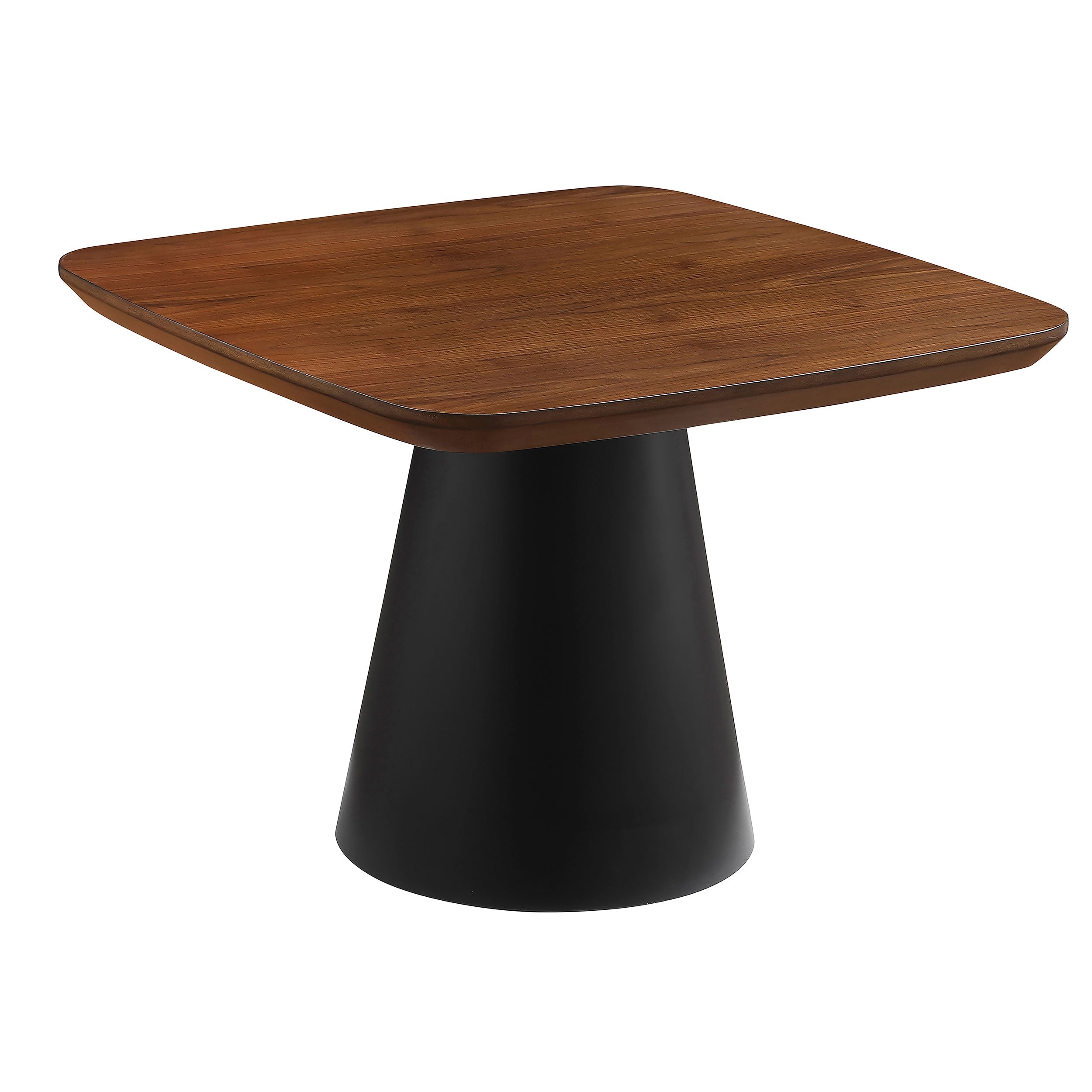 Eason Coffee Table Set Walnut and Black
