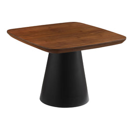 Eason Coffee Table Set Walnut and Black