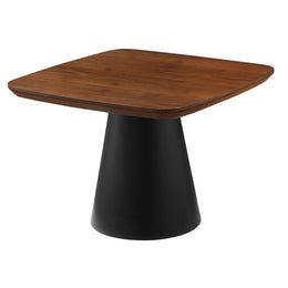 Eason Coffee Table Set Walnut and Black