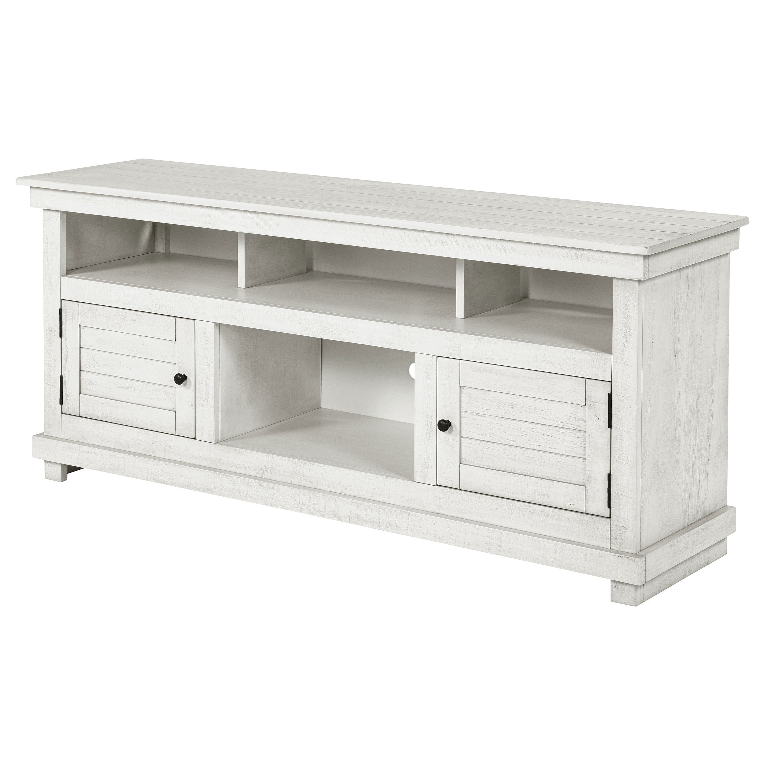 Payne 60-inch TV Stand Media Console Distressed Brown
