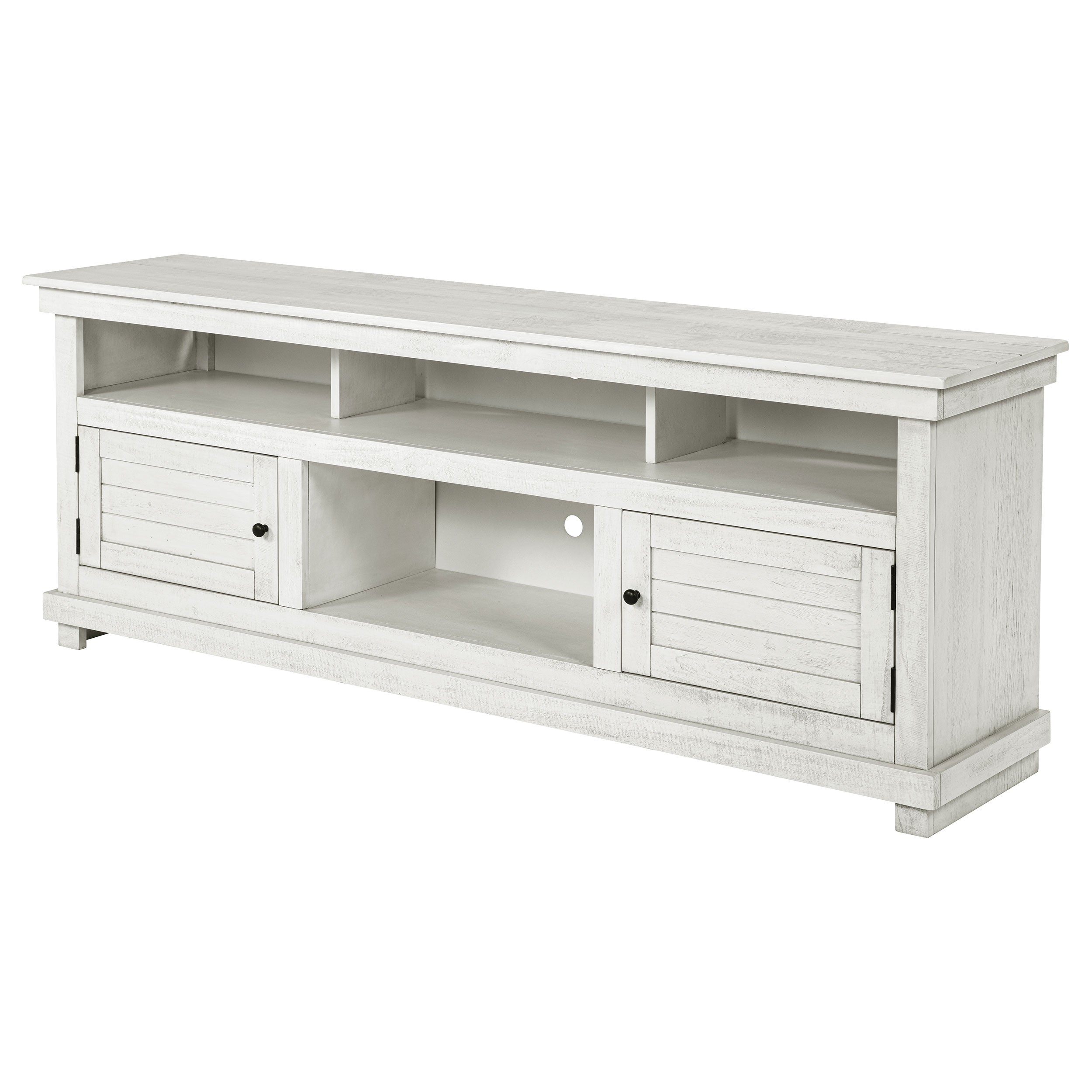 Payne 60-inch TV Stand Media Console Distressed Brown