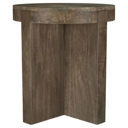 Kinkaid Solid Wood Coffee and End Table Set Brown