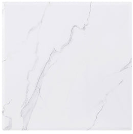 Visalia Faux Marble Coffee and End Table Set White