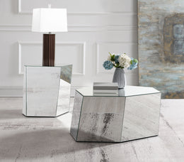 Capella Mirrored Coffee and End Table Set