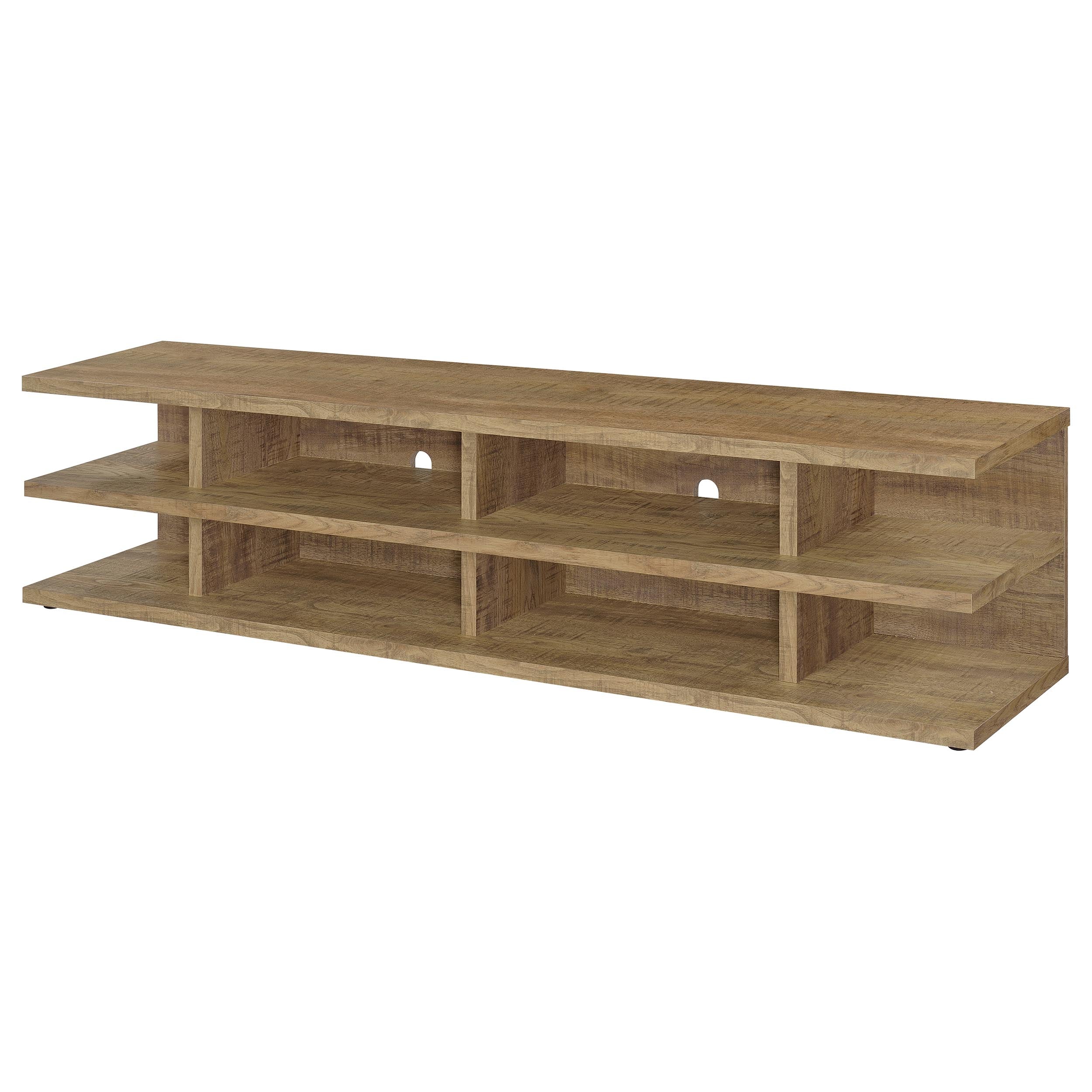 Cartmill 78-inch 2-tier TV Stand Media Console Black