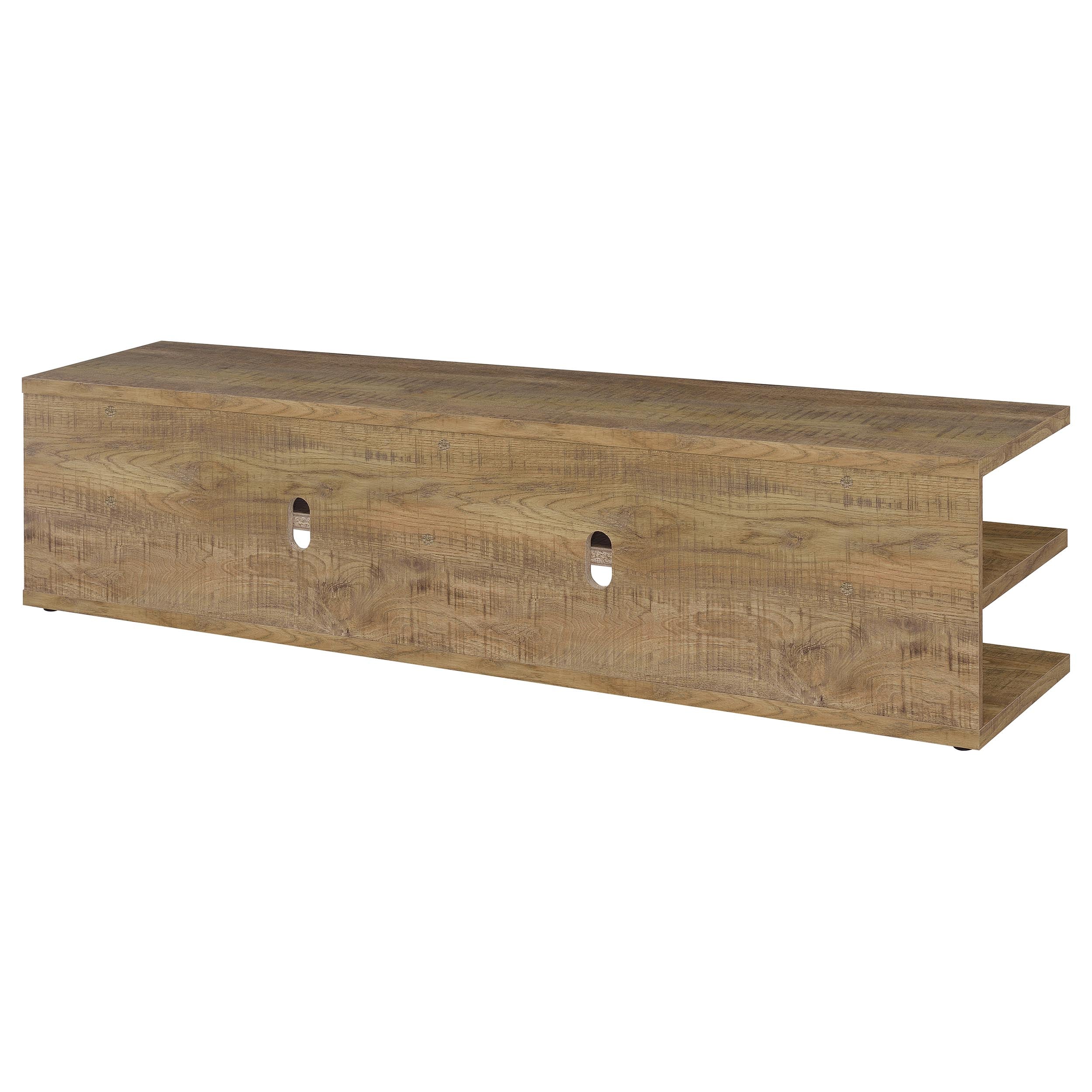 Cartmill 78-inch 2-tier TV Stand Media Console Black