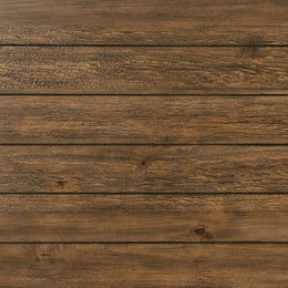 Payne Wood Coffee Table with Shelf Distressed Brown
