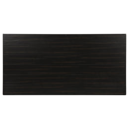 Payne Wood Coffee Table with Shelf Distressed Brown