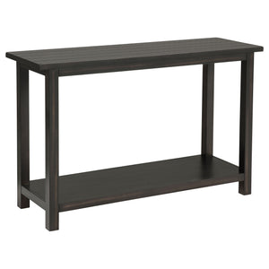 Payne Wood Entryway Sofa Console Table Distressed Brown
