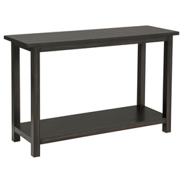 Payne Wood Entryway Sofa Console Table Distressed Brown