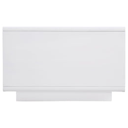 Paseo Rectangular Cocktail Coffee Table White High Gloss