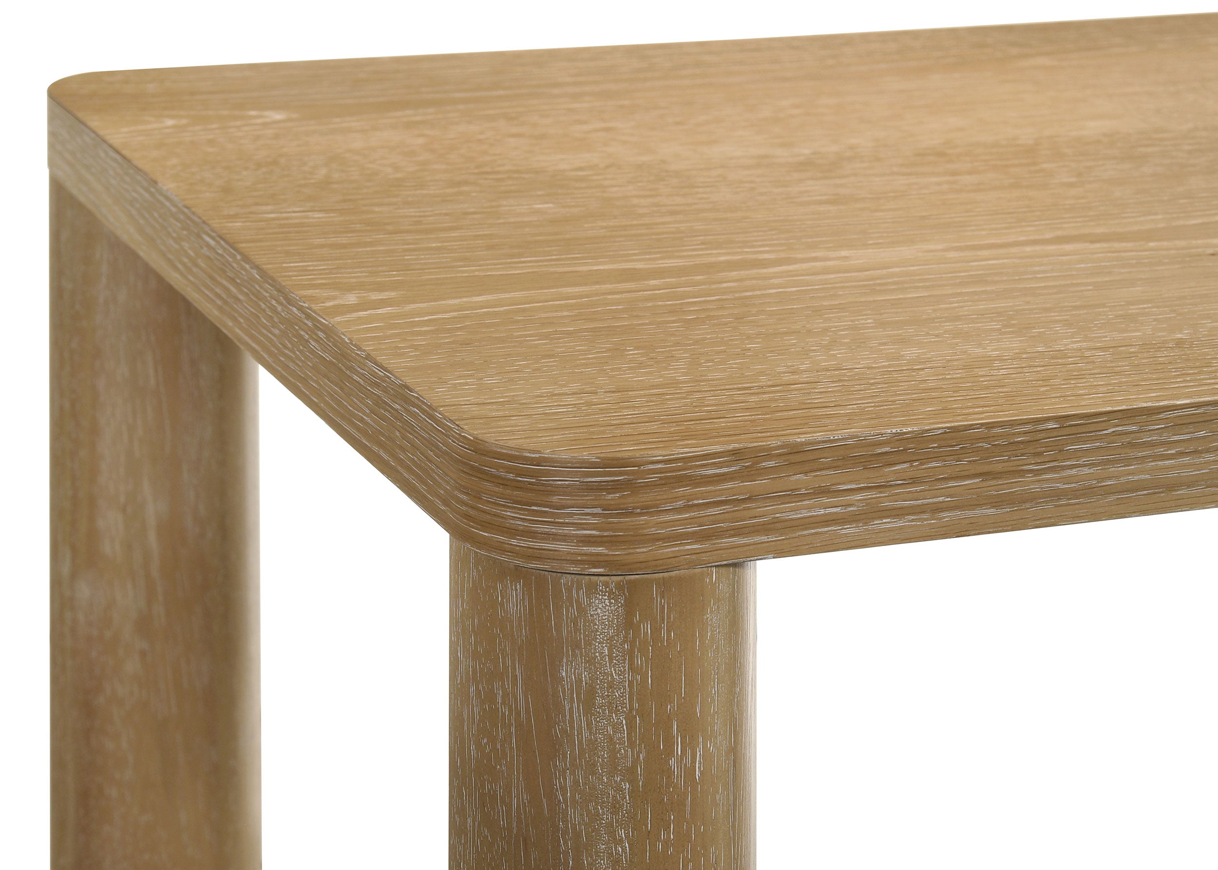 Castlewood Cocktail Coffee Table Set Light Oak