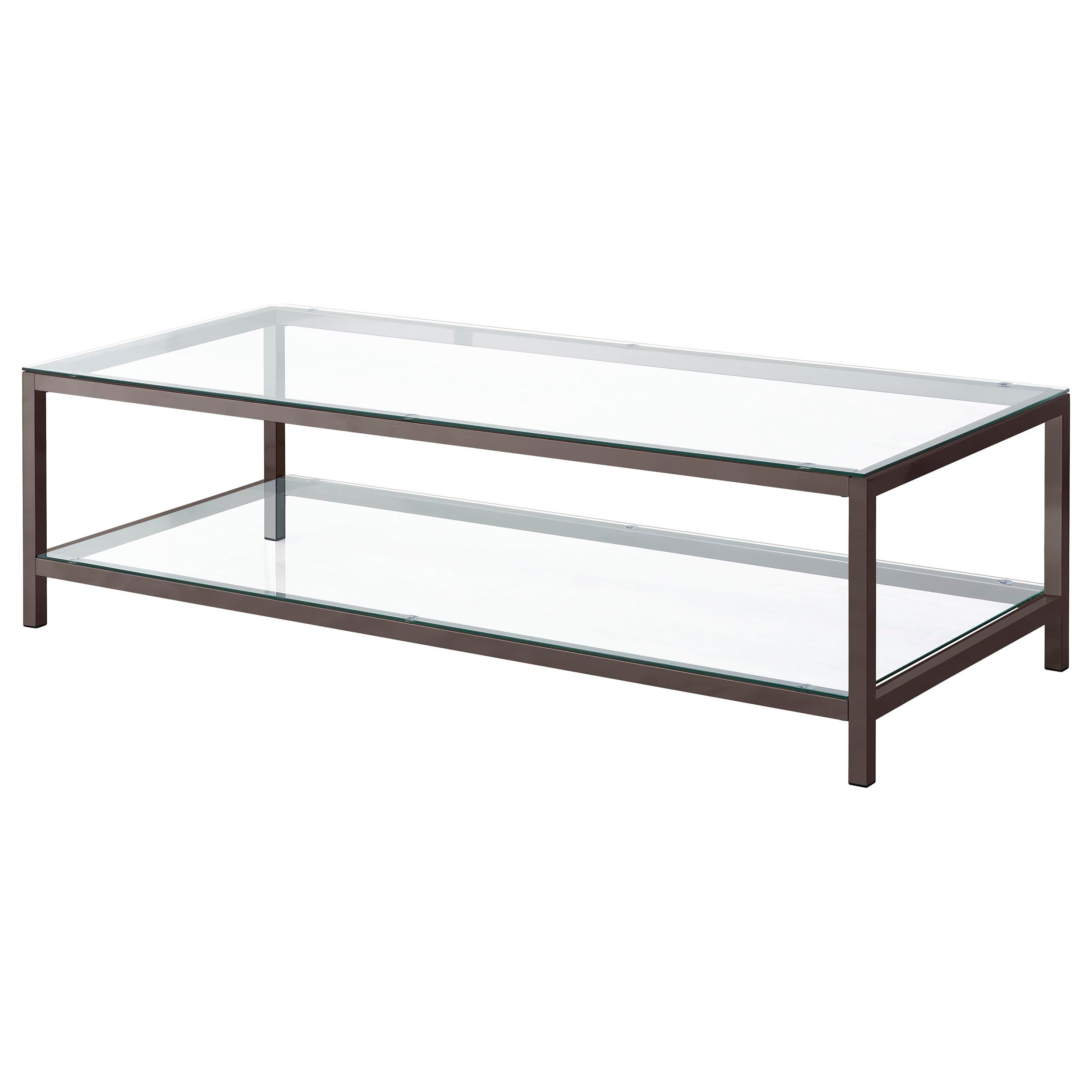 Trini Coffee and End Table Set Black Nickel