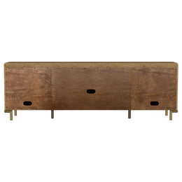 Arini Rattan Cane 2-door TV Stand Media Console