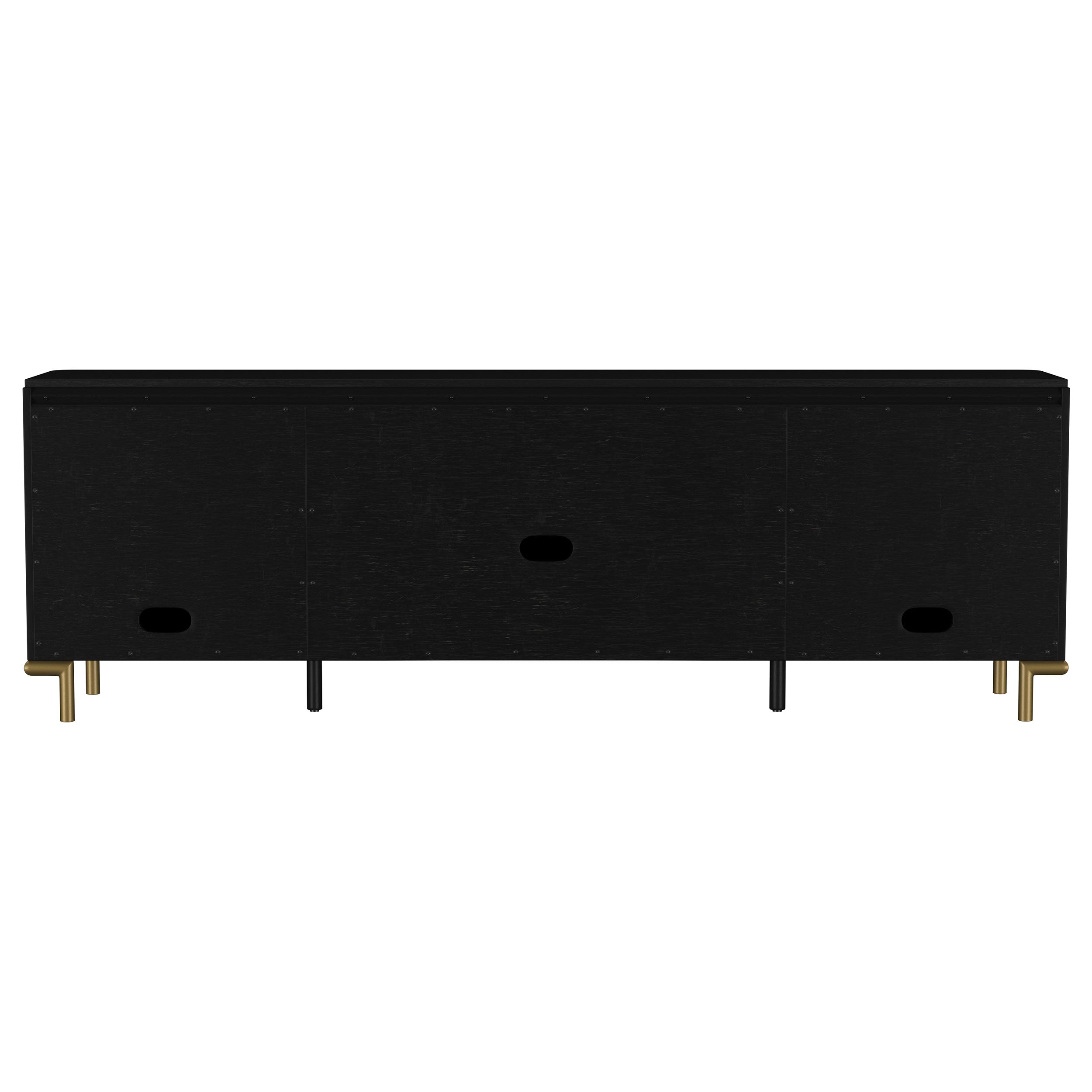 Arini Rattan Cane 2-door TV Stand Media Console