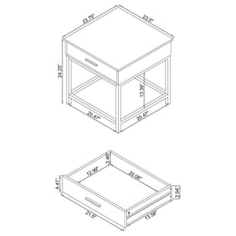 Byers Lift Top Coffee and End Table Set