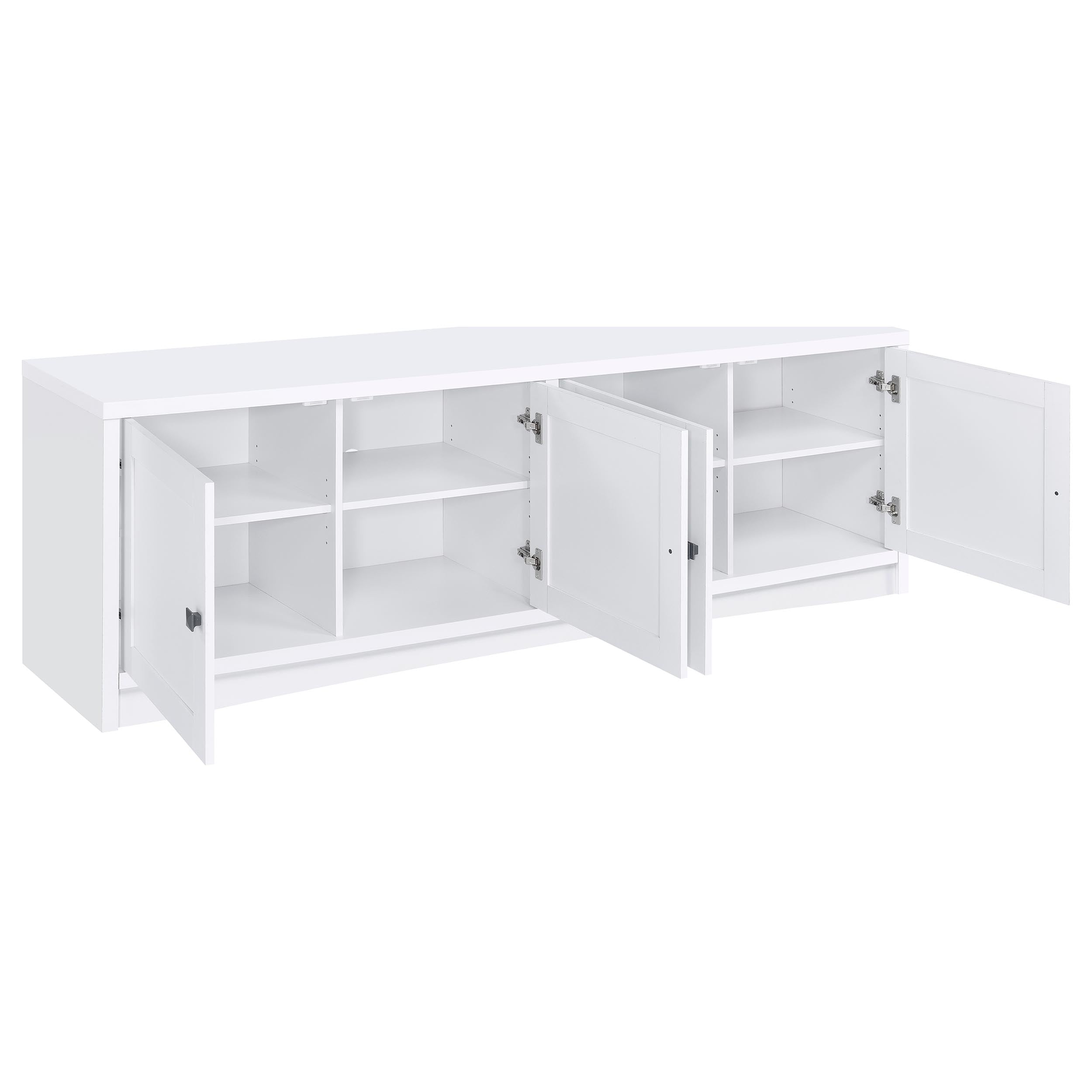 Laughlin Entertainment Center TV Stand Dark Pine
