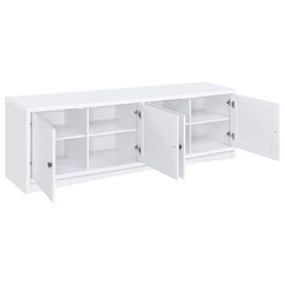 Laughlin Entertainment Center TV Stand Dark Pine