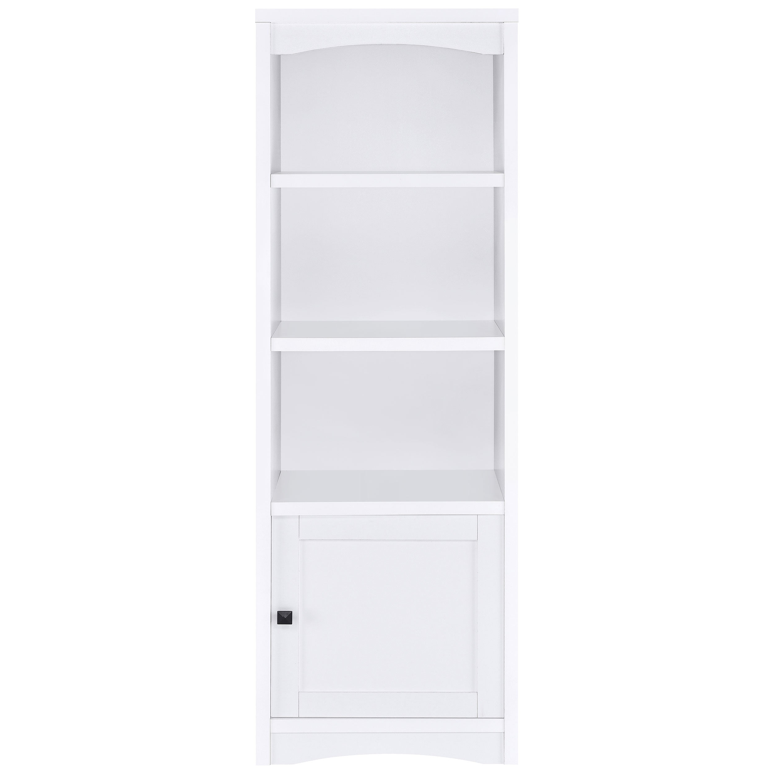 Laughlin 3-shelf Engineered Wood Media Tower Dark Pine