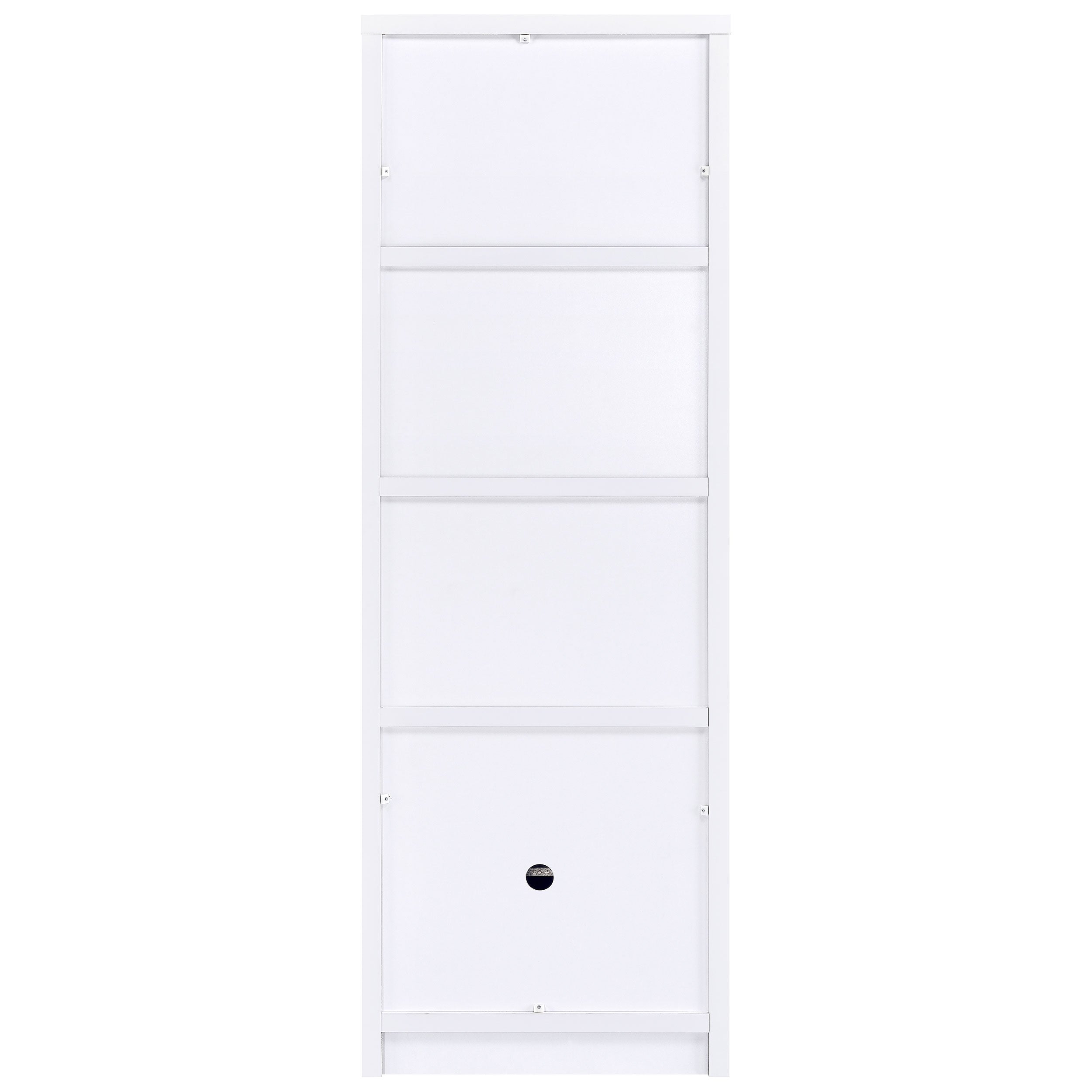 Laughlin 3-shelf Engineered Wood Media Tower Dark Pine