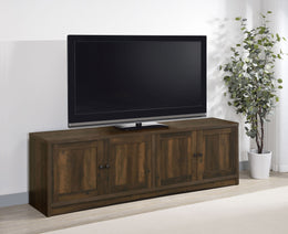 Laughlin Entertainment Center TV Stand Dark Pine