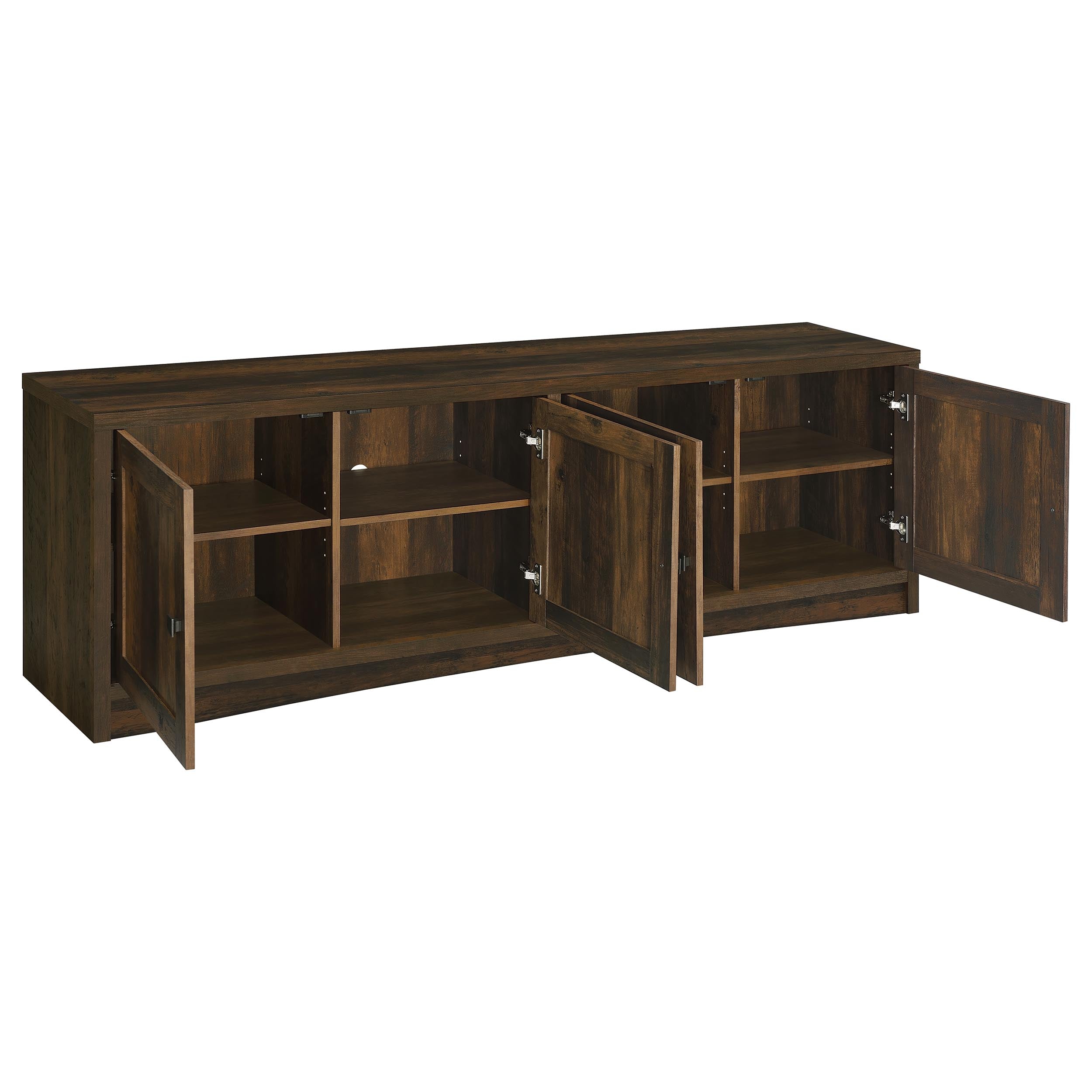 Laughlin Entertainment Center TV Stand Dark Pine