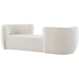 Meridian Hilton Cream Fabric Chaise