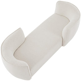 Meridian Hilton Cream Fabric Chaise