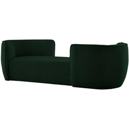Meridian Hilton Green Fabric Chaise