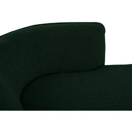 Meridian Hilton Green Fabric Chaise