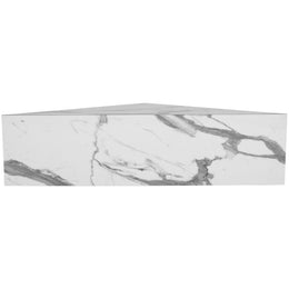 Meridian Aritzia White Faux Marble Coffee Table