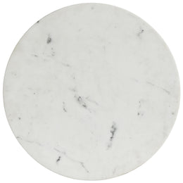 Meridian Emery White Marble Coffee Table