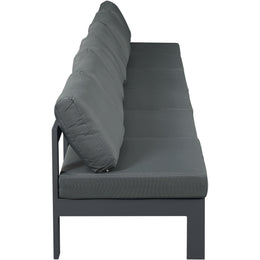 Meridian Nizuc Grey Water Resistant Fabric Outdoor Patio Modular Sofa