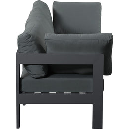 Meridian Nizuc Grey Water Resistant Fabric Outdoor Patio Modular Sofa