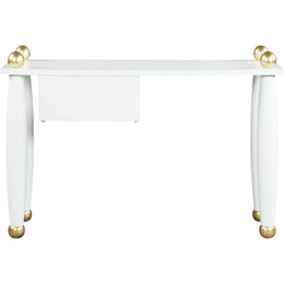 Meridian Etro White / Gold Desk/Console
