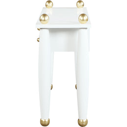 Meridian Etro White / Gold Desk/Console