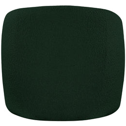 Meridian Acadia Green Boucle Fabric Accent Chair