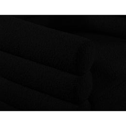 Meridian Tessa Black Boucle Fabric Accent Chair