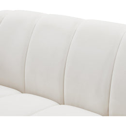 Meridian Elijah Cream Velvet Chair