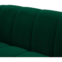 Meridian Elijah Green Velvet Chair
