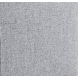 Meridian Cube Grey Durable Linen Textured Armless Chair