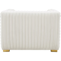 Meridian Ravish Cream Velvet Chair