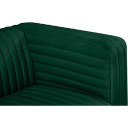 Meridian Ravish Green Velvet Chair
