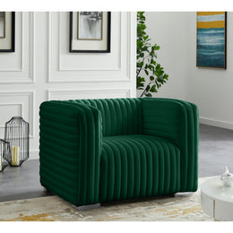 Meridian Ravish Green Velvet Chair