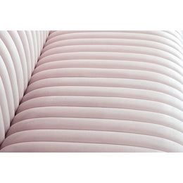 Meridian Ravish Pink Velvet Chair